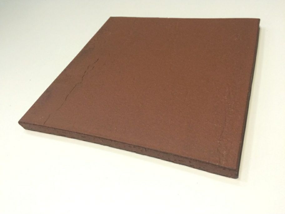 Брусчатка Клинкерная Тротуарная Кислотоупорная, 200x200x20мм, Бордо, Экоклинкер